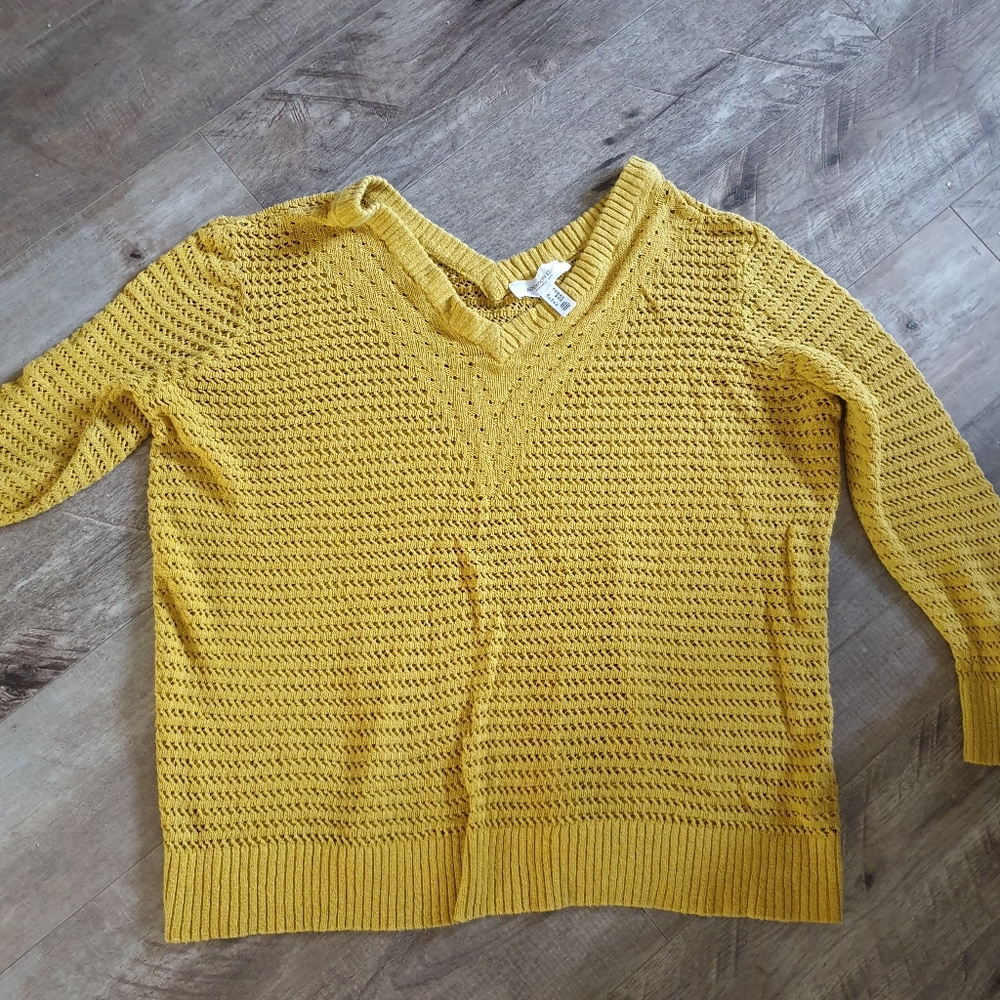 Additionelle open stitch top